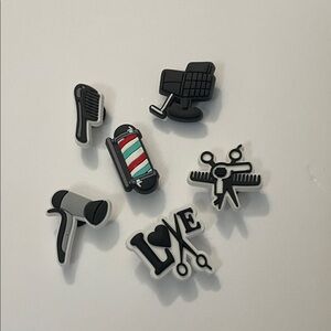 Hair Salon Themed Shoe Charms